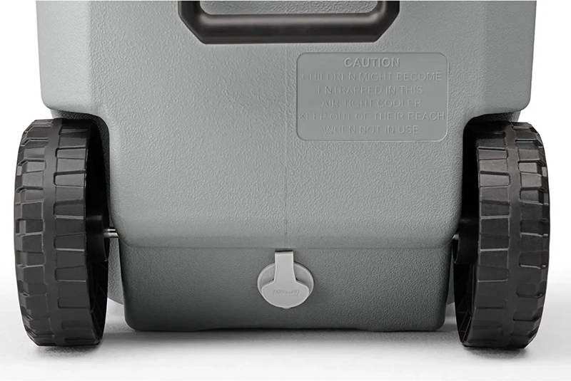ENFRIADOR PORTATIL CON RUEDAS CAPACIDAD 58 LITROS COLOR GRIS - 2