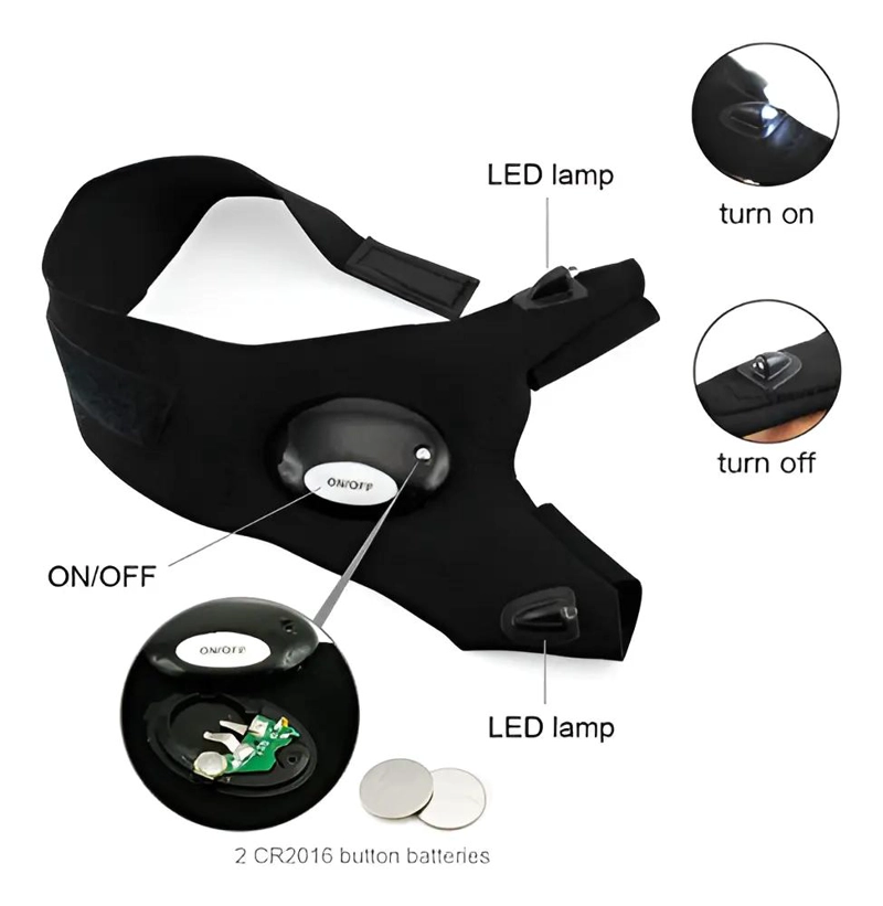 GUANTES CON LINTERNA LED INTEGRADAS PARA USO EN AUTO, PESCA Y EMERGENCIAS - 3