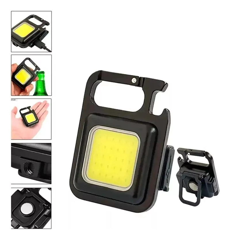 LINTERNA LED RECARGABLE CON IMAN Y LLAVERO MULTIFUNCIONAL - 3