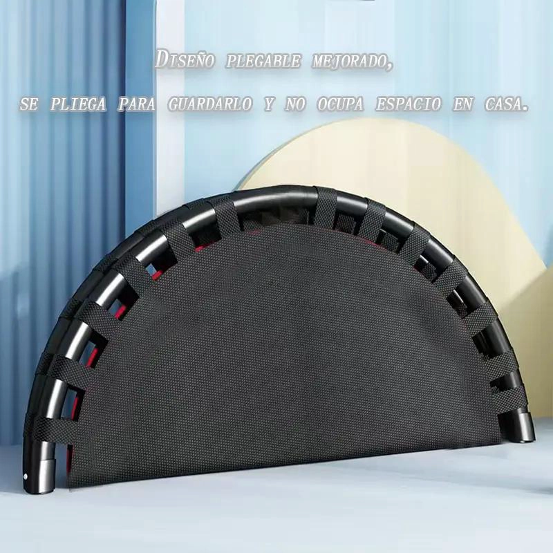 MINI TRAMPOLIN FITNESS CON BARRA PARA EJERCICIO EN CASA - 3