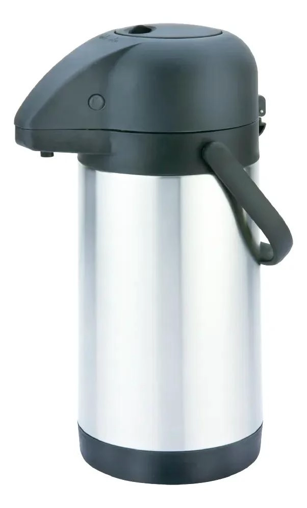 TERMO DISPENSADOR DE ACERO INOXIDABLE CON BOMBA CAPACIDAD 2.5 LITROS - 1