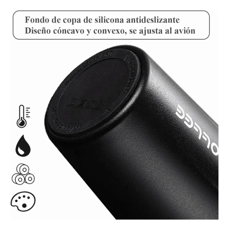 TAZA TE RMICA PORTATIL DE ACERO INOXIDABLE PARA CAFE  Y BEBIDAS CALIENTES - 4