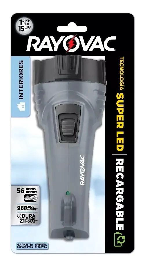 GENÉRICO LINTERNA RECARGABLE CON 15 LUCES LED Y 56 LUMENES DE POTENCIA