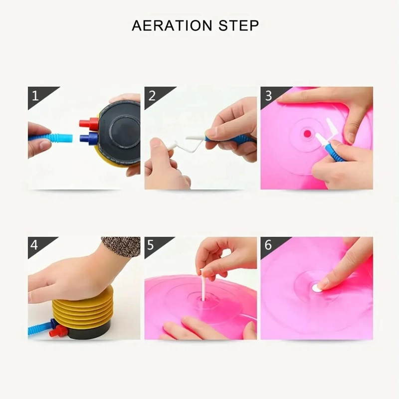 PELOTA DE YOGA ANTIDESLIZANTE DE 85 CM CON INFLADOR INCLUIDO - 3