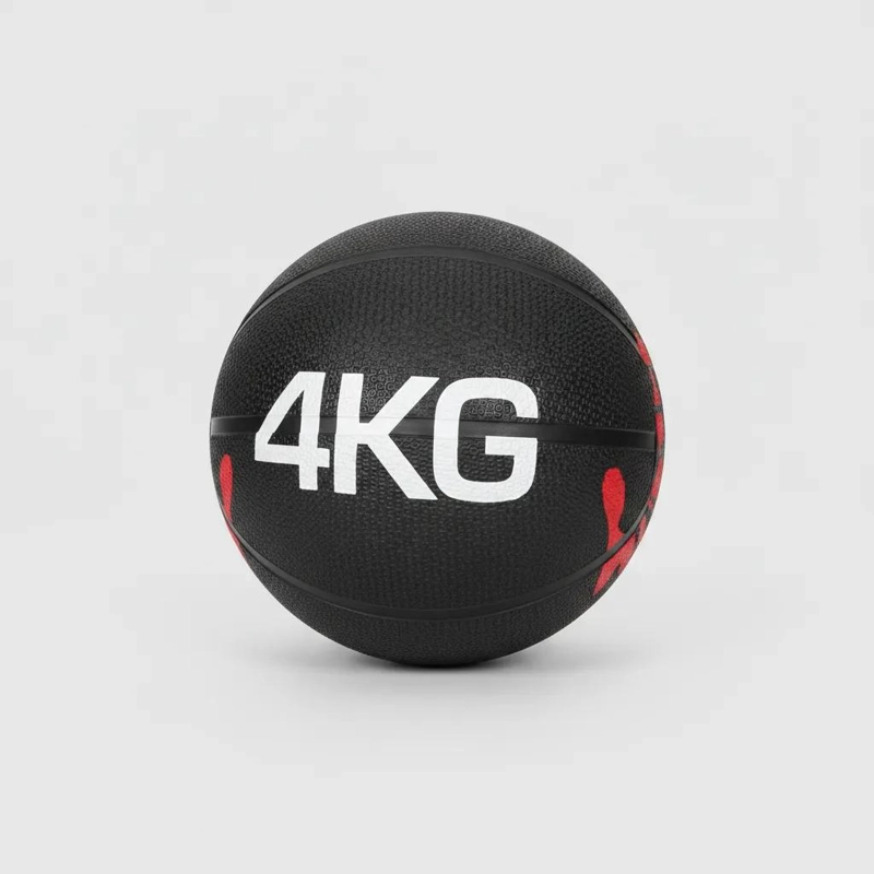 BALON MEDICINAL ANTIDESLIZANTE PARA ENTRENAMIENTO FUNCIONAL 4 KG - 5