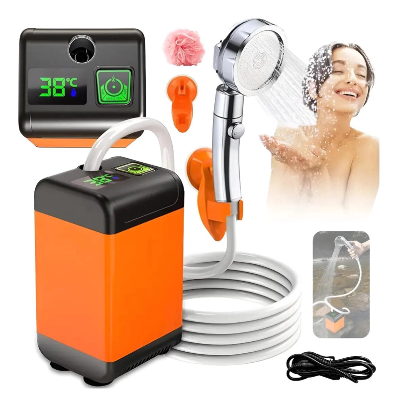 DUCHA PORTATIL PARA CAMPING Y ACTIVIDADES AL AIRE LIBRE CON DISEÑO COMPACTO - 1