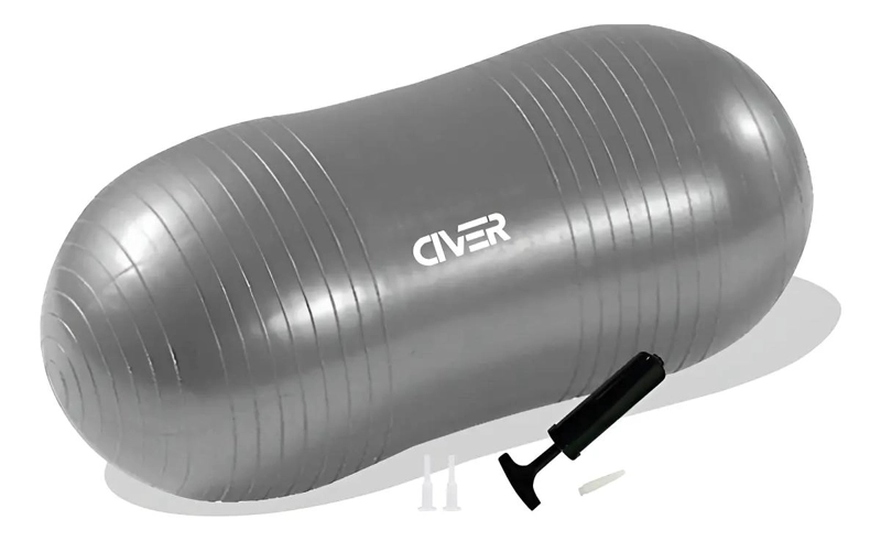 BALON DE PILATES Y YOGA CON DISEÑO TIPO MANI 90X45 CM - 1