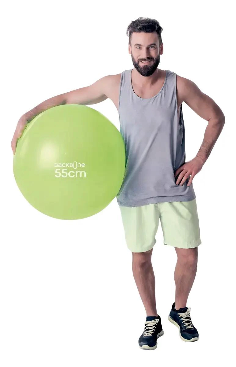 PELOTA INFLABLE PARA EJERCICIOS DE ESFERODINAMIA 55 CM - 1