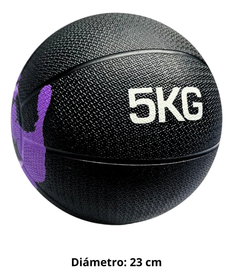 BALON MEDICINAL DE 5 KG PARA EJERCICIOS CON REBOTE CONTROLADO - 3