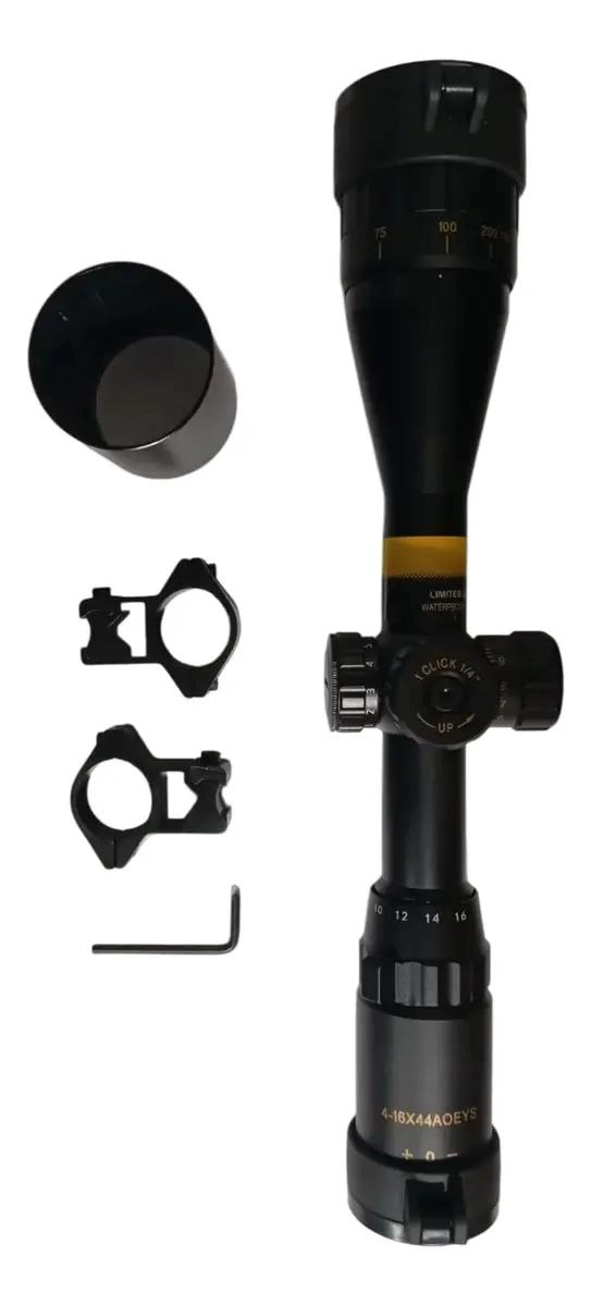 MIRA TELESCOPICA AJUSTABLE 4-16X44 DE ALTA PRECISION PARA CARABINA - 2