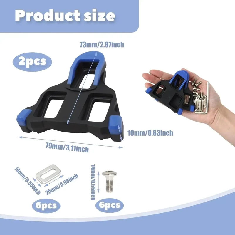 CALAS SPD-SL PARA ZAPATILLAS DE CICLISMO DE RUTA CON ALTA PRECISION - 2