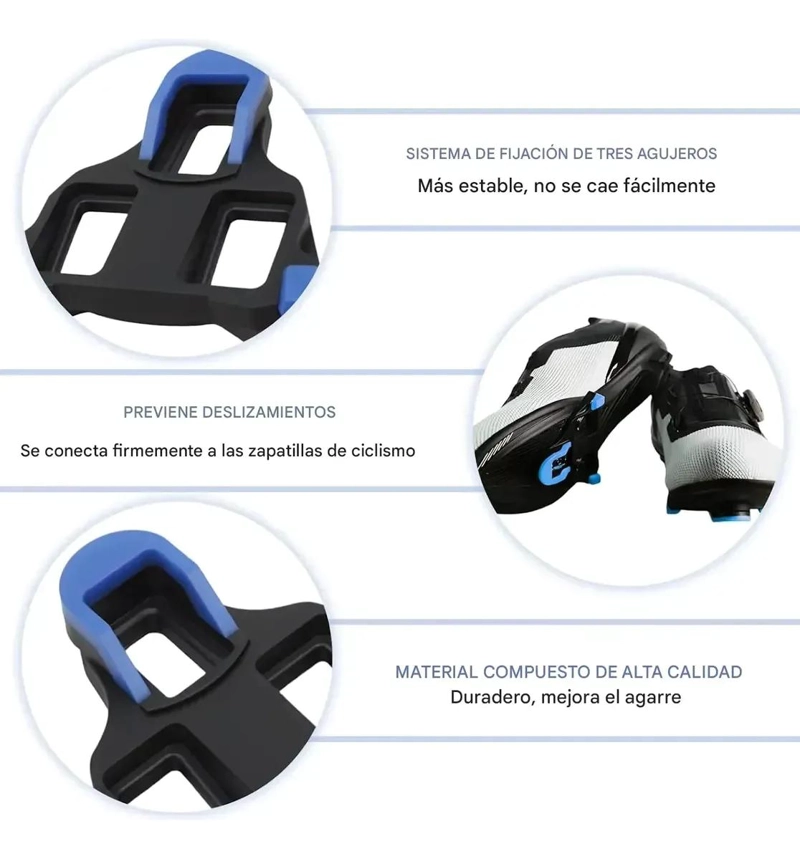 CALAS SPD-SL PARA ZAPATILLAS DE CICLISMO DE RUTA CON ALTA PRECISION - 3