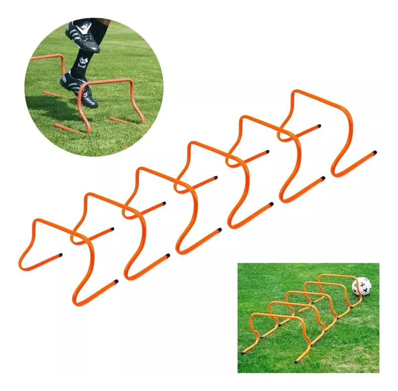 SET DE 6 VALLAS DE ENTRENAMIENTO DE 30 CM PARA FITNESS Y AGILIDAD - 1