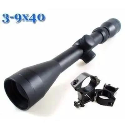MIRA TELESCOPICA PROFESIONAL CON AUMENTO VARIABLE 3-9X40 PARA ACTIVIDADES AL AIR - 2