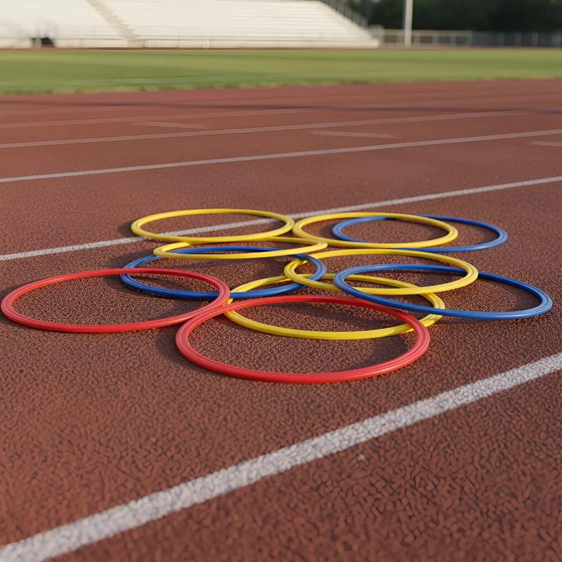 SET DE 12 AROS DE AGILIDAD DE 40 CM PARA ENTRENAMIENTO DEPORTIVO - 3