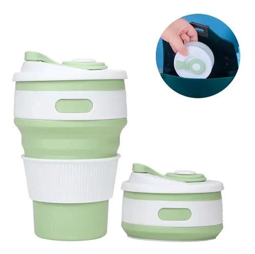 VASO TE RMICO PLEGABLE PORTATIL PARA CAFE  CON CIERRE HERME TICO - 1