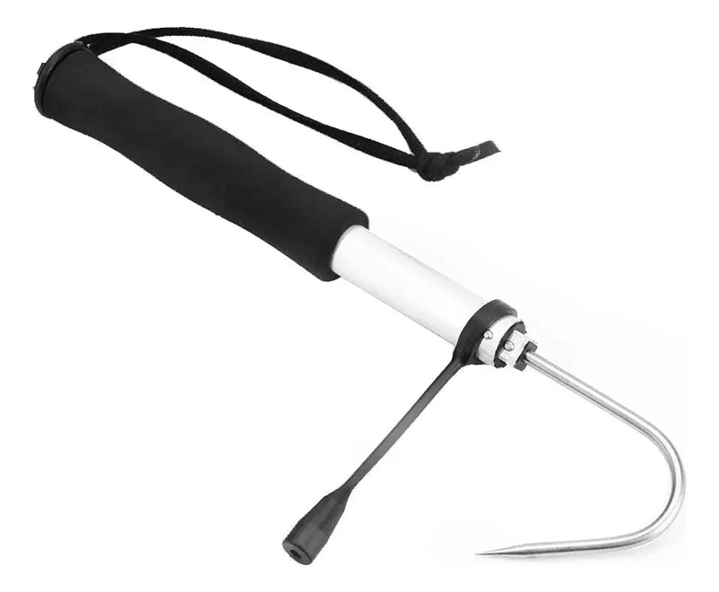 GANCHO TELESCOPICO PARA PESCA CON EXTENSION DE 89 CM RESISTENTE - 2