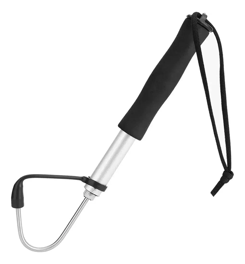 GANCHO TELESCOPICO PARA PESCA CON EXTENSION DE 89 CM RESISTENTE - 3