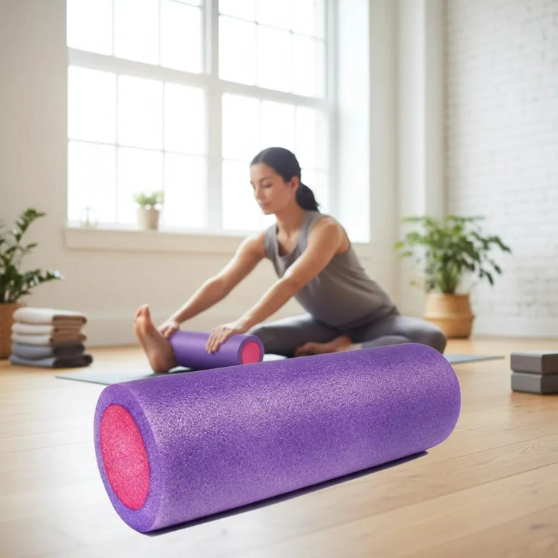 RODILLO LISO DE ESPUMA PARA YOGA Y PILATES DE 45 CM - 3