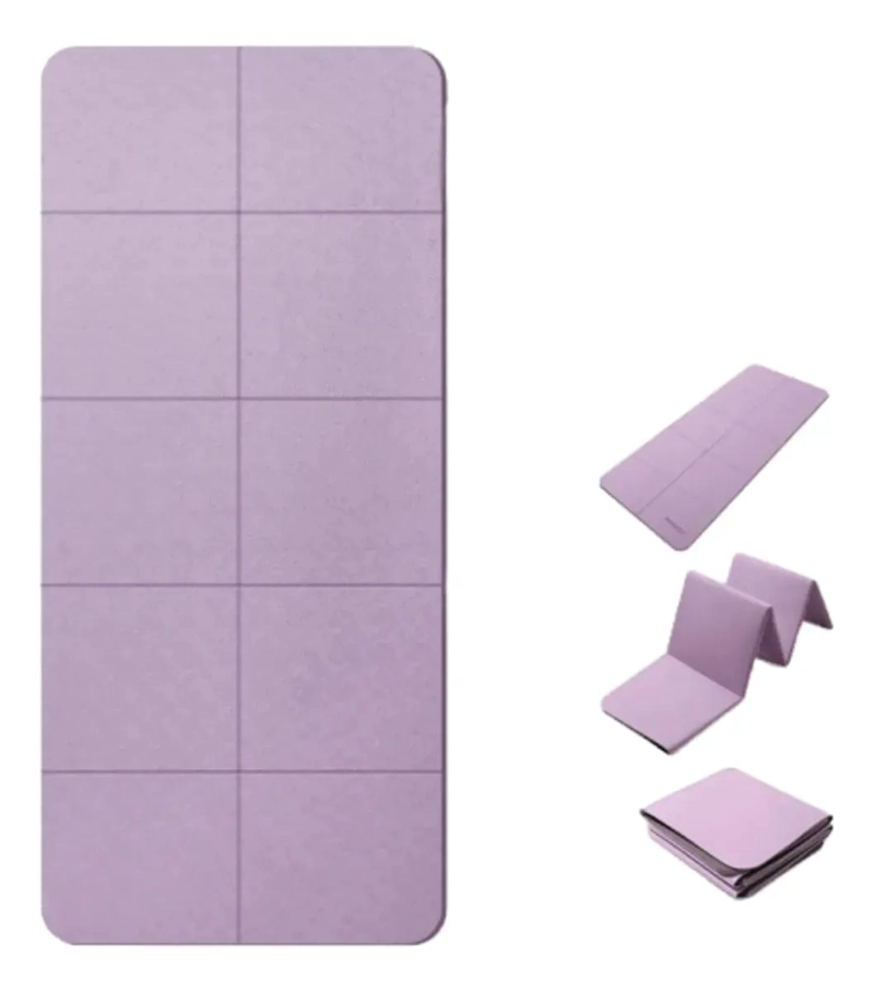 ESTERILLA DE YOGA PLEGABLE ANTIDESLIZANTE DE TPE 185X61 CM - 1