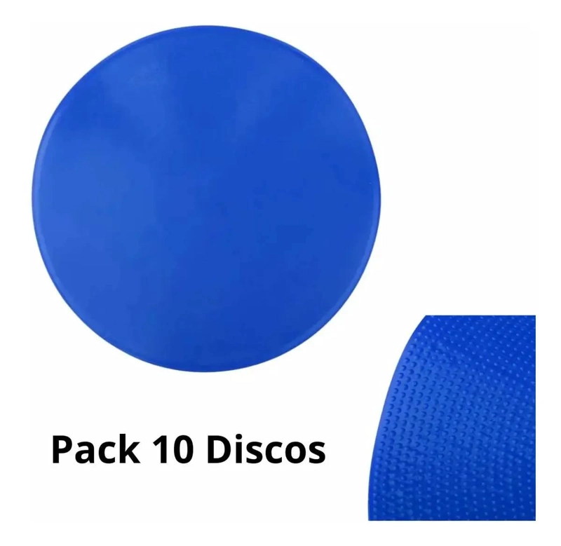PACK DE 10 DISCOS PLANOS MARCADORES DE 30 CM PARA ENTRENAMIENTO DEPORTIVO - 3