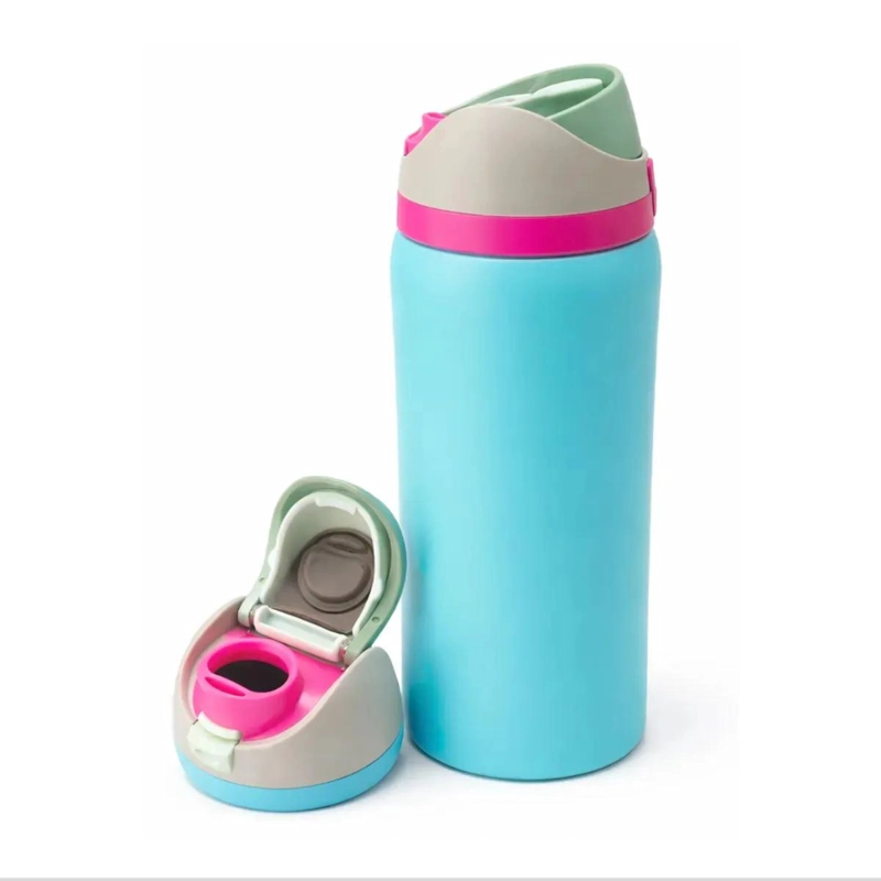 BOTELLA TE RMICA DE ACERO INOXIDABLE 1 LITRO PARA BEBIDAS FRIAS - 1