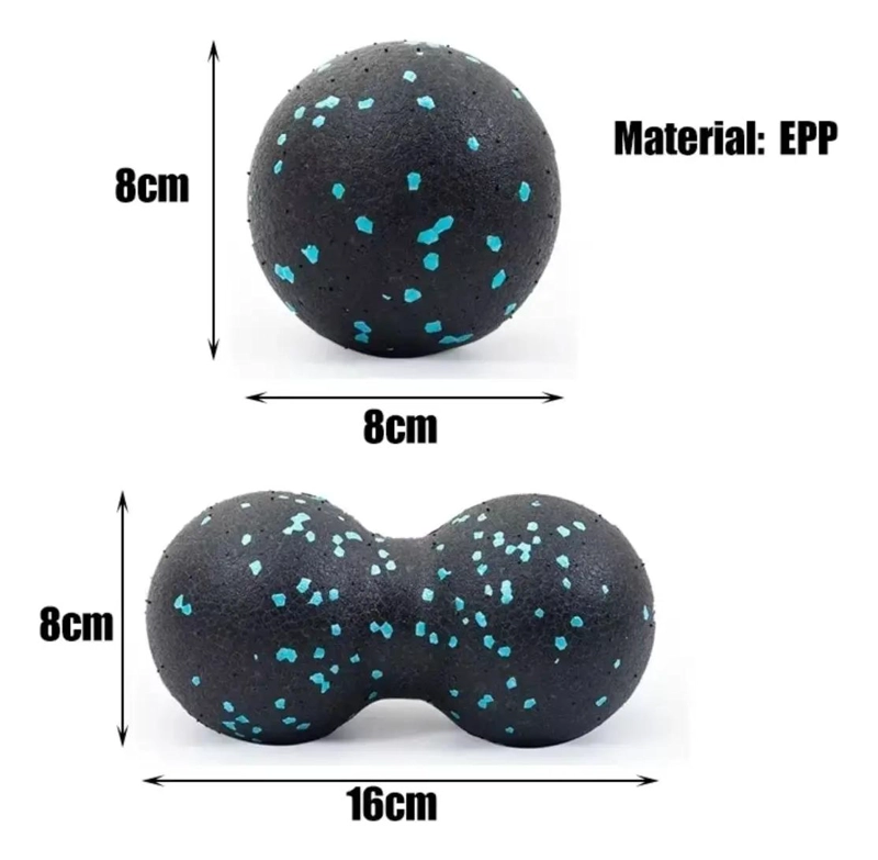 PELOTAS DE MASAJE LACROSSE PARA PILATES YOGA Y REHABILITACION MUSCULAR - 3