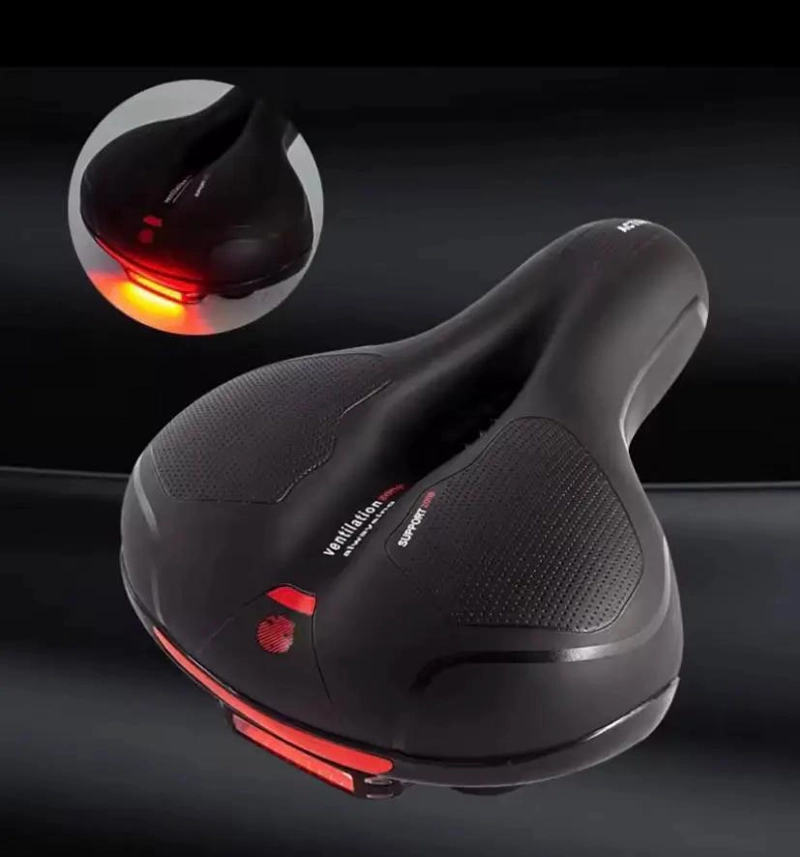 ASIENTO AMPLIO PARA BICICLETA CON LUZ Y DISEÑO ANTIESTATICO - 5