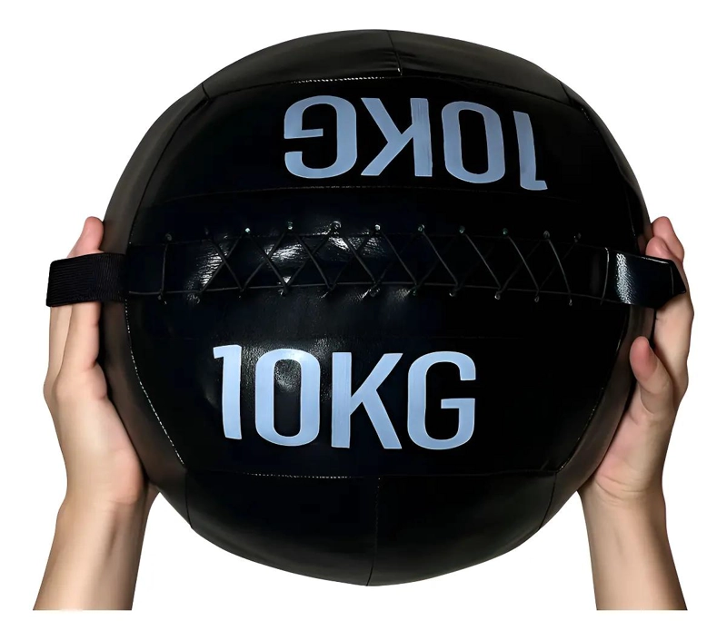 PELOTA MEDICINAL DE ECOCUERO PARA ENTRENAMIENTO DE 10 KG - 1