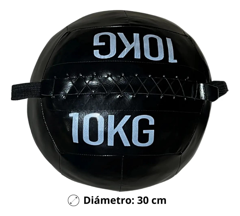 PELOTA MEDICINAL DE ECOCUERO PARA ENTRENAMIENTO DE 10 KG - 2