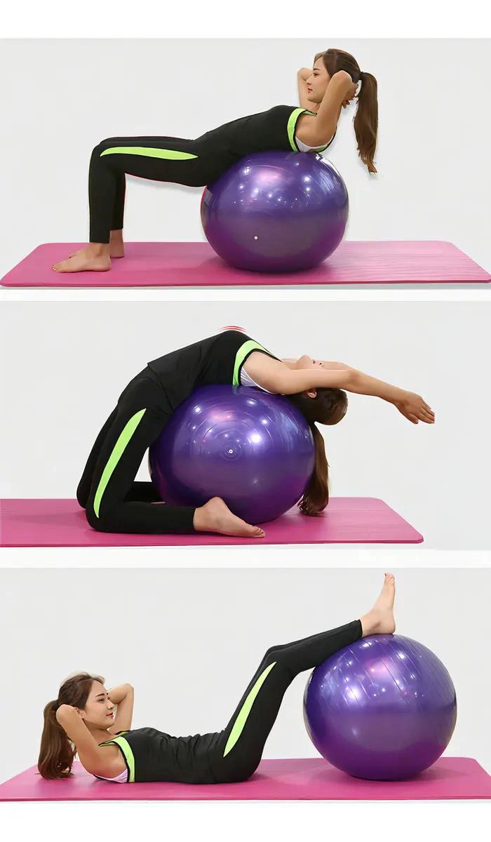 PELOTA DE YOGA ESFERODINAMIA SUIZA 75 CM PARA EJERCICIOS Y FITNESS - 3