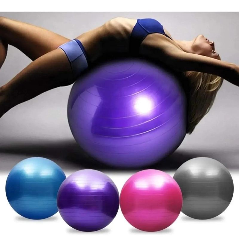 PELOTA DE EJERCICIO PARA YOGA Y PILATES DE 65 CM PARA ENTRENAMIENTO Y EMBARAZO - 2