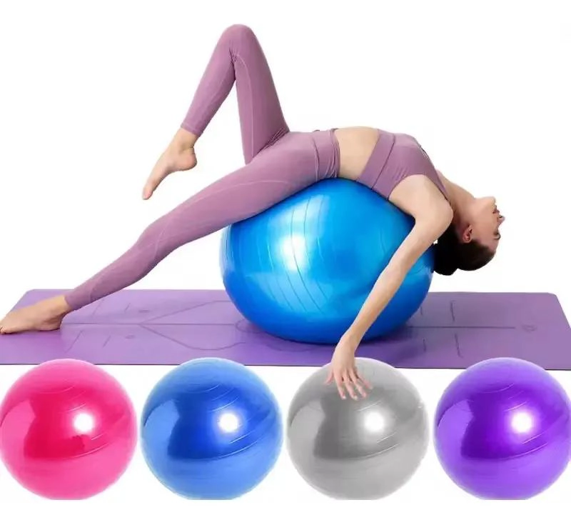 PELOTA DE EJERCICIO PARA YOGA Y PILATES DE 65 CM PARA ENTRENAMIENTO Y EMBARAZO - 4