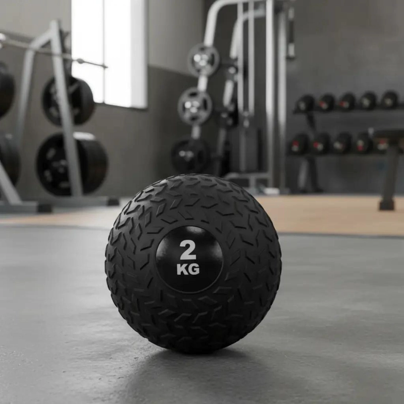 BALON MEDICINAL DE 2 KG PARA ENTRENAMIENTO MUSCULAR Y FUERZA - 1