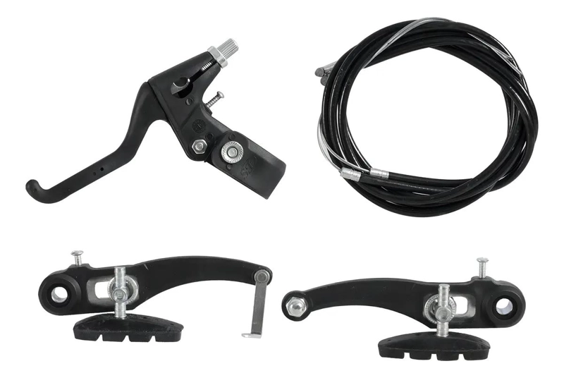 KIT COMPLETO DE FRENOS V-BRAKE PARA BICICLETA MTB, RUTA Y PASEO - 4