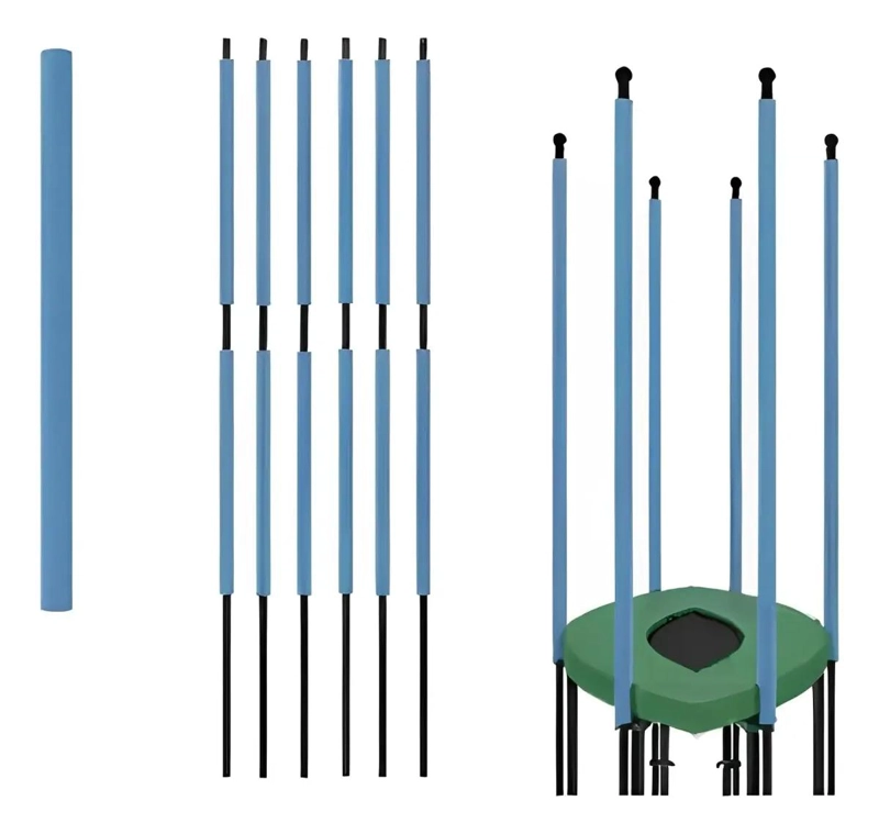 PROTECTOR PARA PILAR CON 12 ESPONJAS PARA CAMA ELASTICA - 1