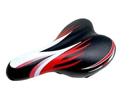 ASIENTO ACOLCHADO PARA BICICLETA INFANTIL ARO 12 A 20 CON DISEÑO COLORIDO - 2