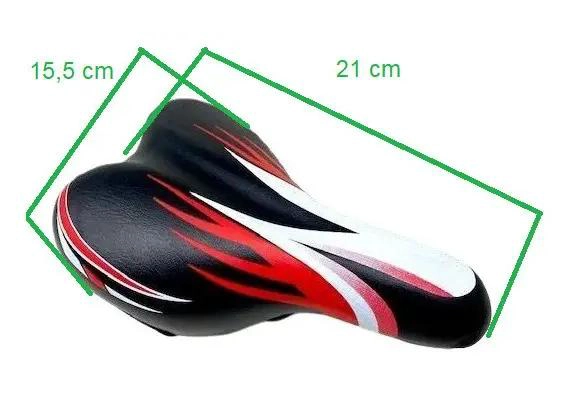ASIENTO ACOLCHADO PARA BICICLETA INFANTIL ARO 12 A 20 CON DISEÑO COLORIDO - 5