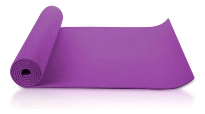 ESTERILLA DE YOGA ANTIDESLIZANTE DE ESPUMA DE 4 MM COLOR MORADO - 1