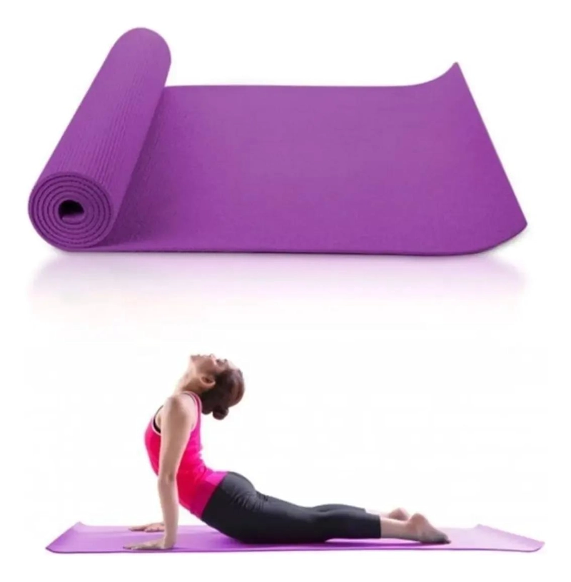 ESTERILLA DE YOGA ANTIDESLIZANTE DE ESPUMA DE 4 MM COLOR MORADO - 2