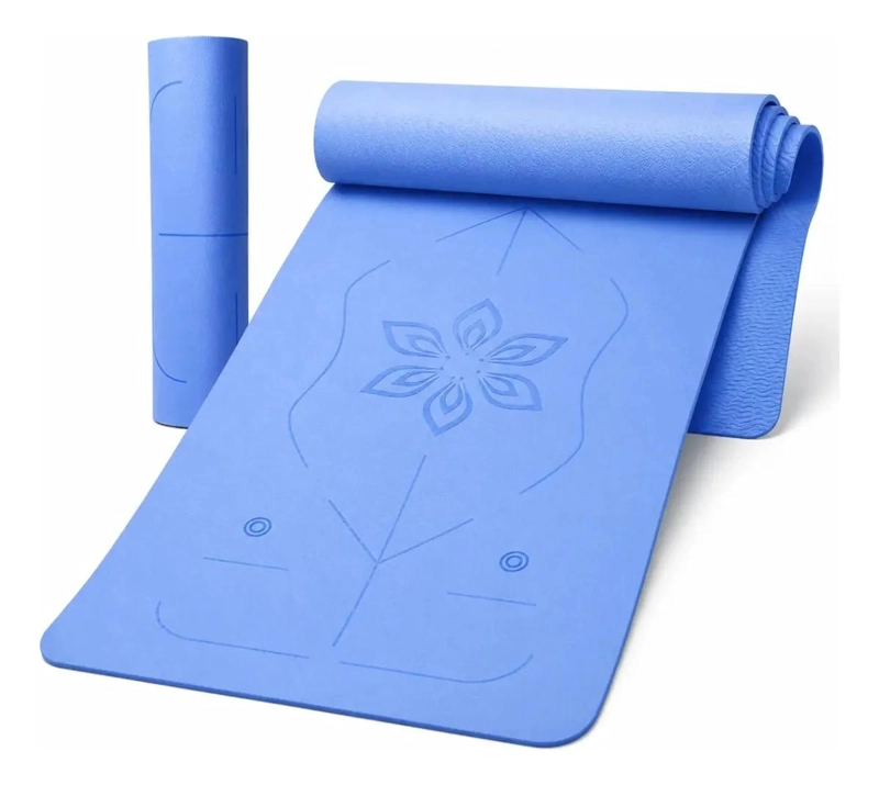 COLCHONETA DEPORTIVA DE YOGA Y PILATES TPE DE 6MM CON BOLSO - 1