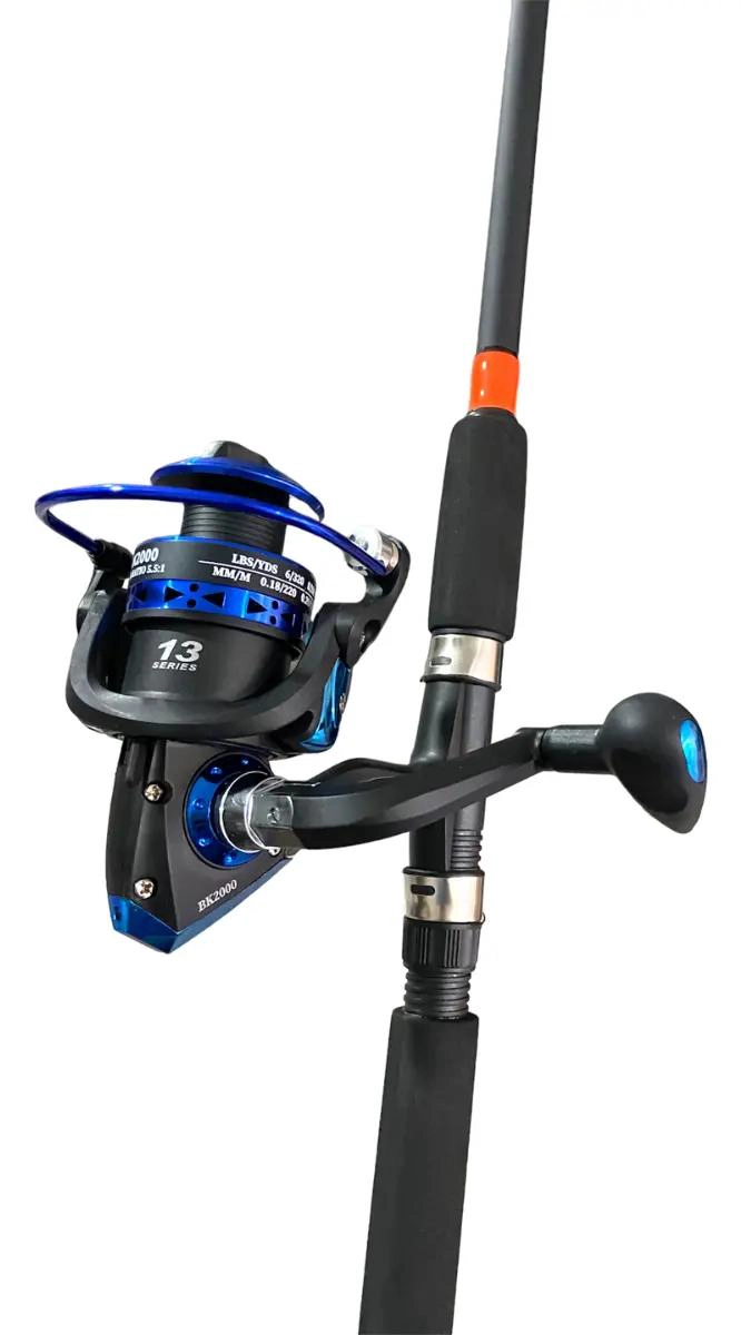 COMBO COMPLETO DE CAÑA DE PESCAR DE 1.8 METROS CON CARRETE Y ACCESORIOS - 1