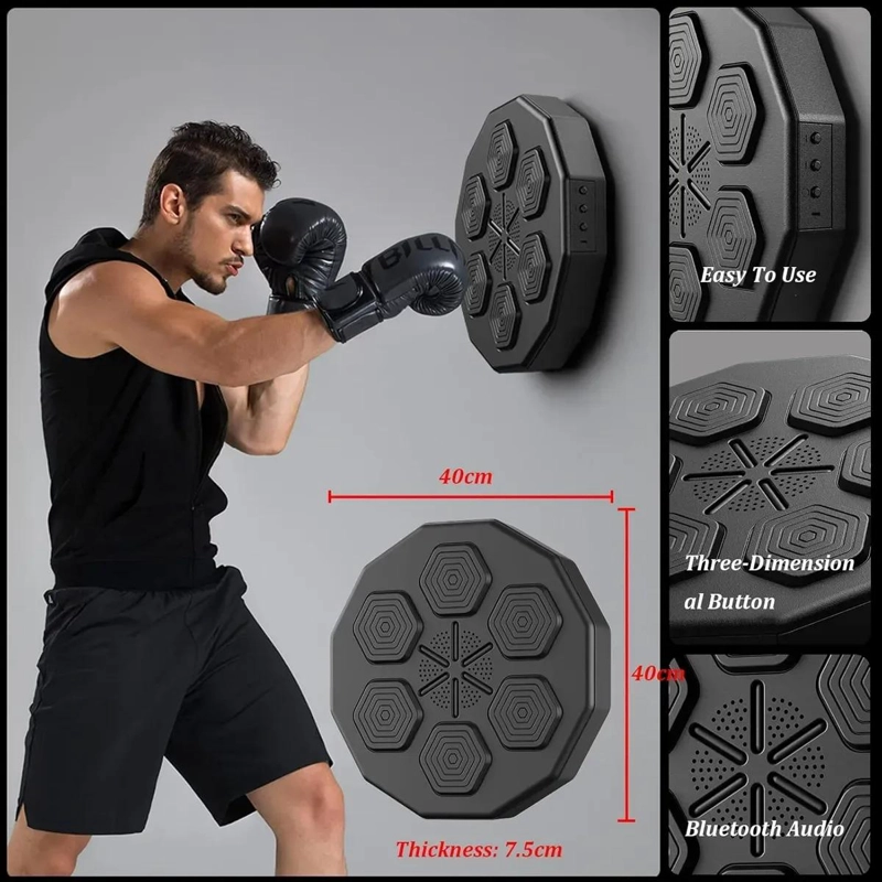PARED ELECTRONICA PARA ENTRENAMIENTO CON MUSICA INTEGRADA Y BOLSA DE ARENA - 3