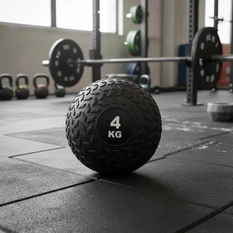 BALON MEDICINAL DE 4 KG PARA ENTRENAMIENTO FUNCIONAL Y FUERZA - 1