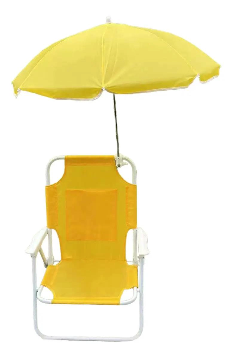 SILLA PLEGABLE CON QUITASOL PARA NIÑOS IDEAL PARA PLAYA Y PASEOS - 3
