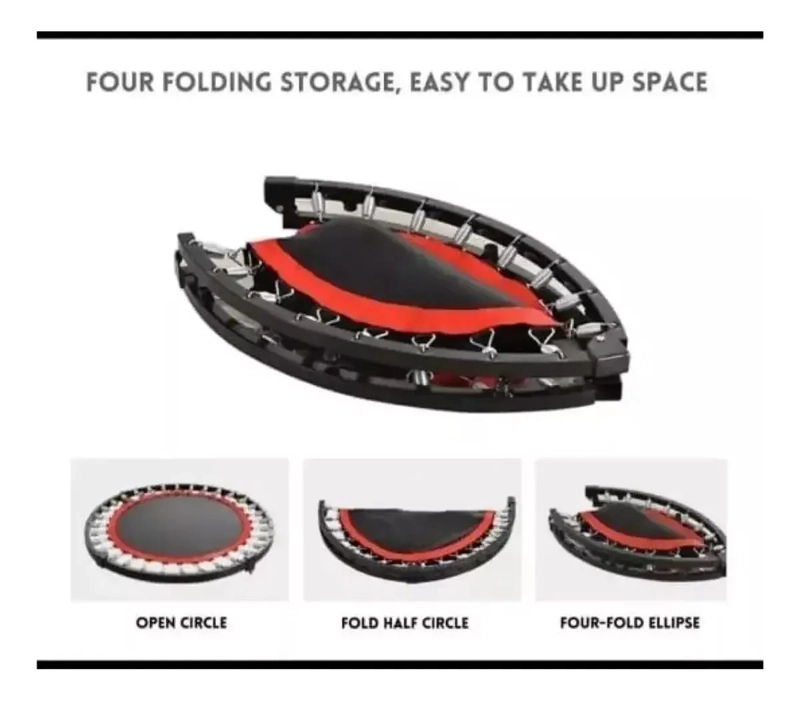 TRAMPOLIN PLEGABLE RESISTENTE PARA EJERCICIOS EN CASA Y GIMNASIO - 4