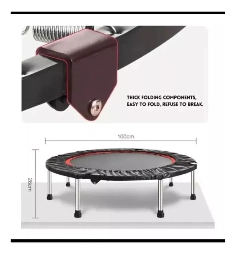 TRAMPOLIN PLEGABLE RESISTENTE PARA EJERCICIOS EN CASA Y GIMNASIO - 5