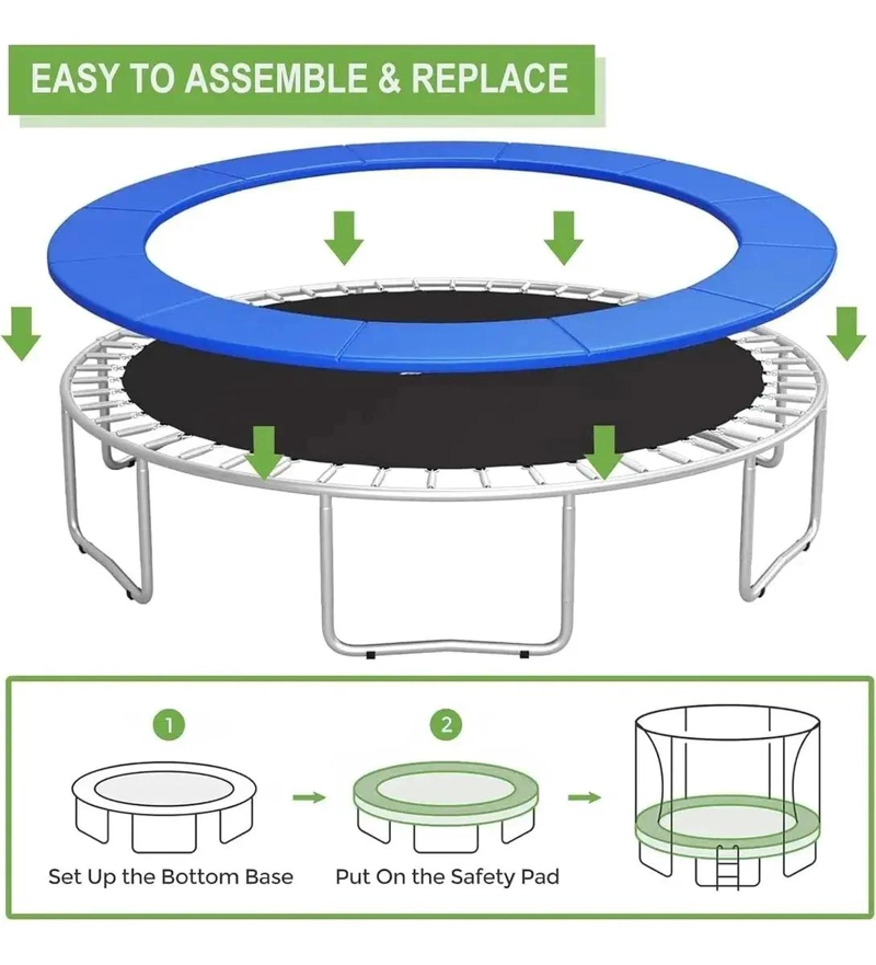 PROTECTOR DE RESORTES PARA CAMA ELASTICA DE 3.66 METROS - 5
