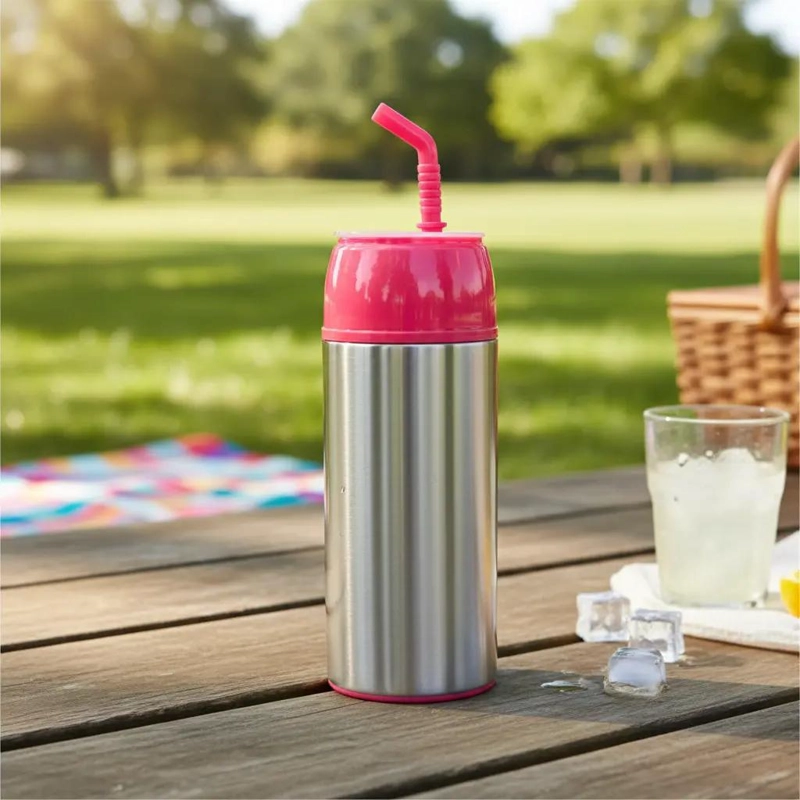 TERMO AUTOCEBANTE PARA MATE FRIO Y CALIENTE 380ML - 1