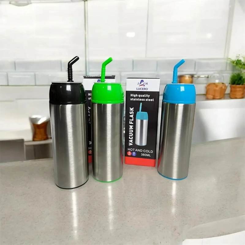 TERMO AUTOCEBANTE PARA MATE FRIO Y CALIENTE 380ML - 4